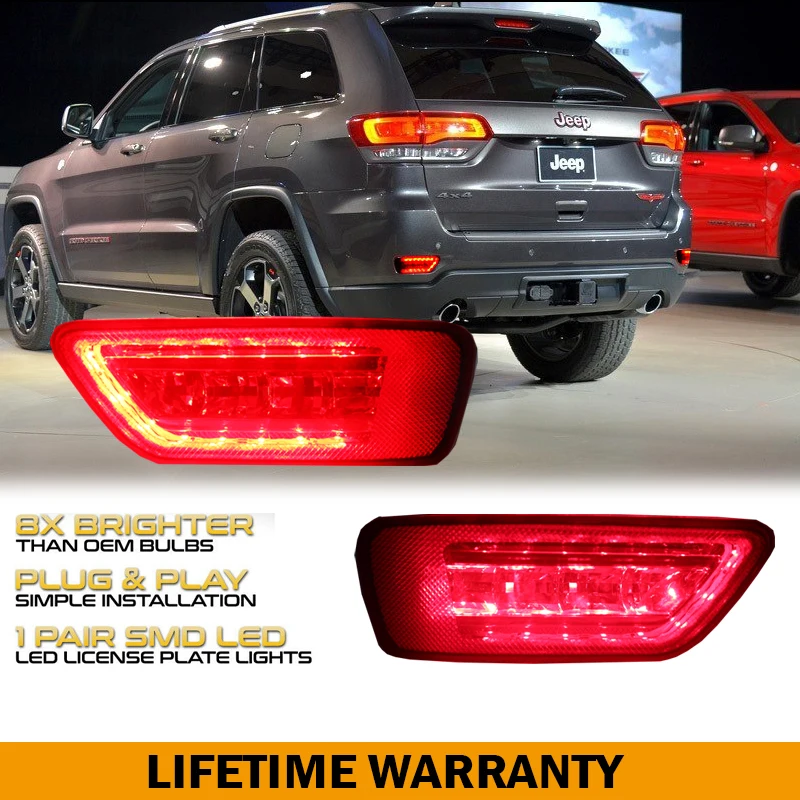 IJDM для 2011-up Jeep Grand Cherokee WK2 компас и Dodge задний бампер отражательный маркер