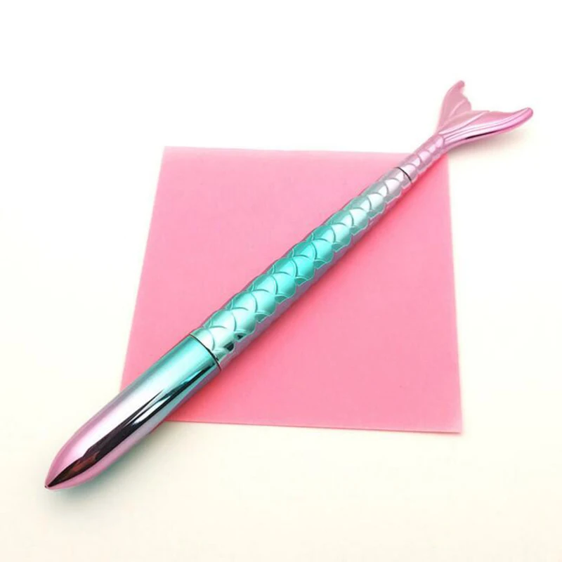 3 шт./партия 0 38 мм милые черные чернила для ручек Русалка Лазерная цветная гелевая