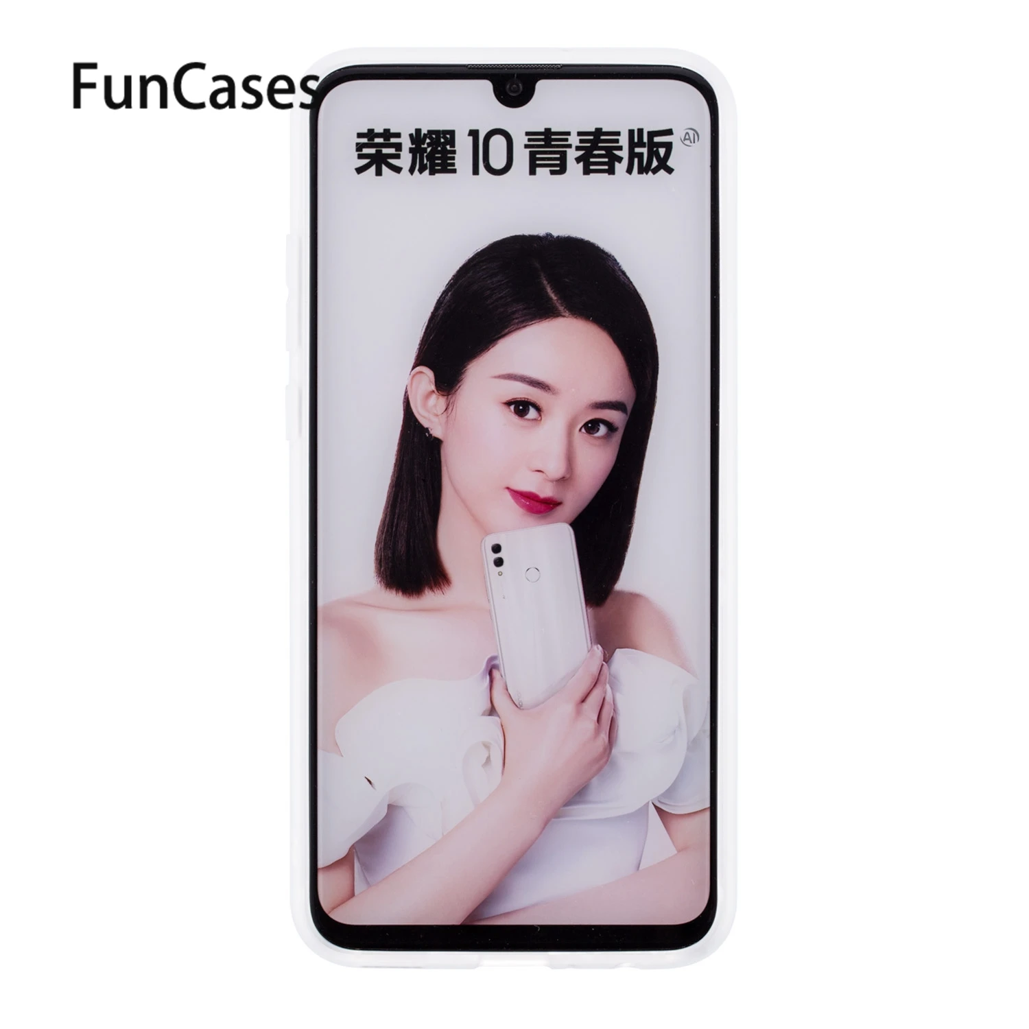 Модные чехлы для мобильных телефонов estojo huawei Honor 10 Lite мягкий силиконовый чехол Etui