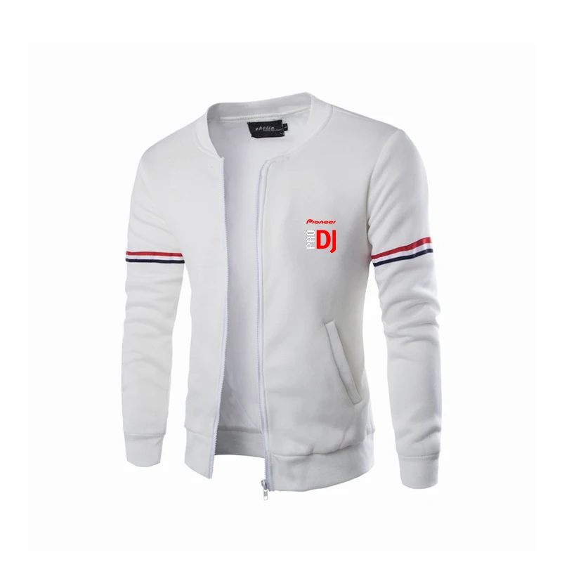 Весна 2021 повседневная однотонная Модная приталенная куртка-бомбер Pioneer PRO DJ