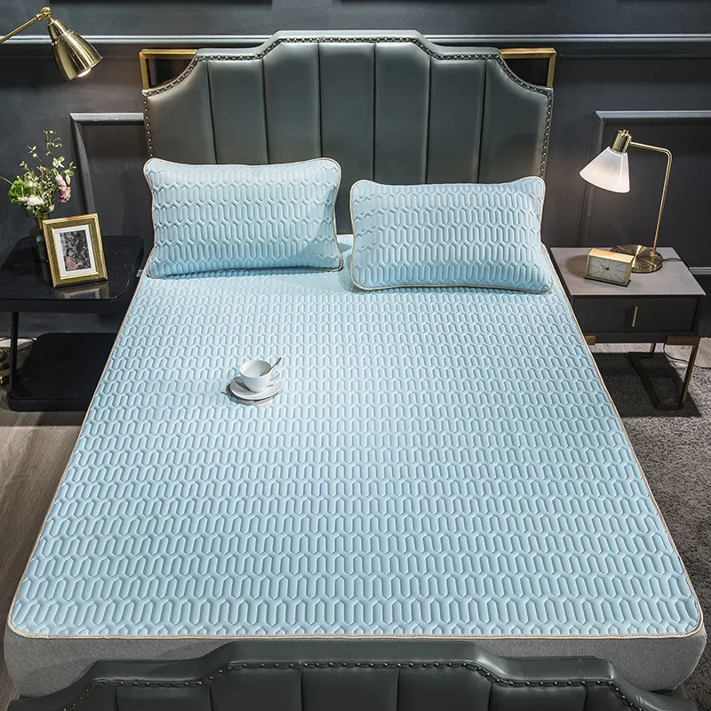 Домашний декор однотонный детский летний спальный коврик набор шелковистых