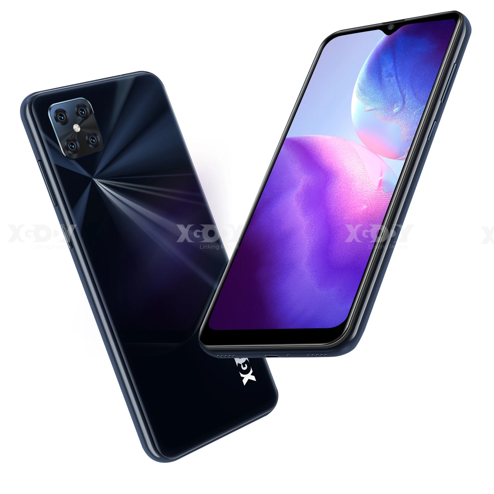 Смартфон XGODY A72 1 + 8 Гб экран 6 " четырёхъядерный процессор камера 5 Мп Функция Face ID