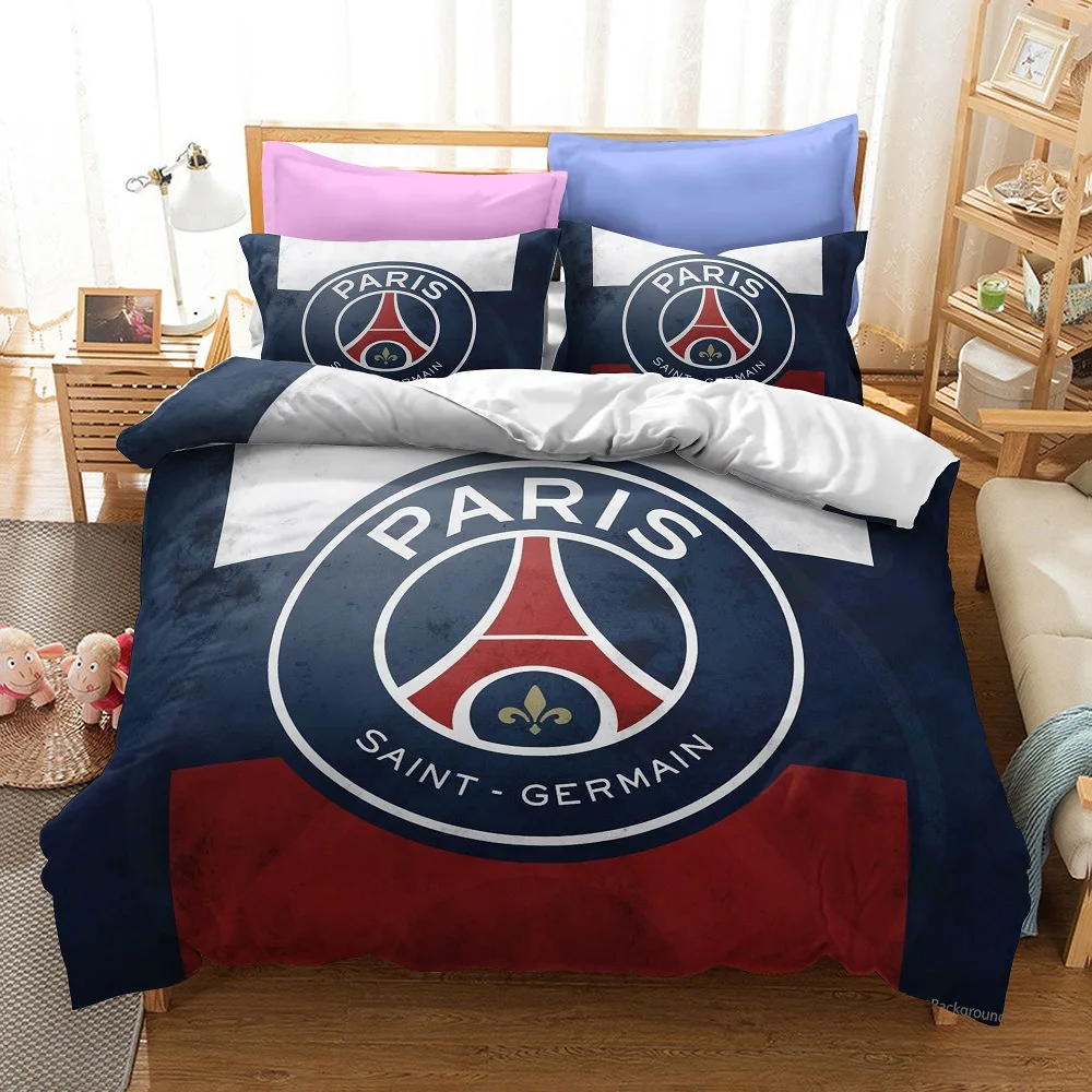 

Bedding Sets Football Team US/Europe/UK Size Quilt Cartoon Bed Cover Duvet Cover Pillow Case 2-3 Pieces Sets Adult Baby Children
