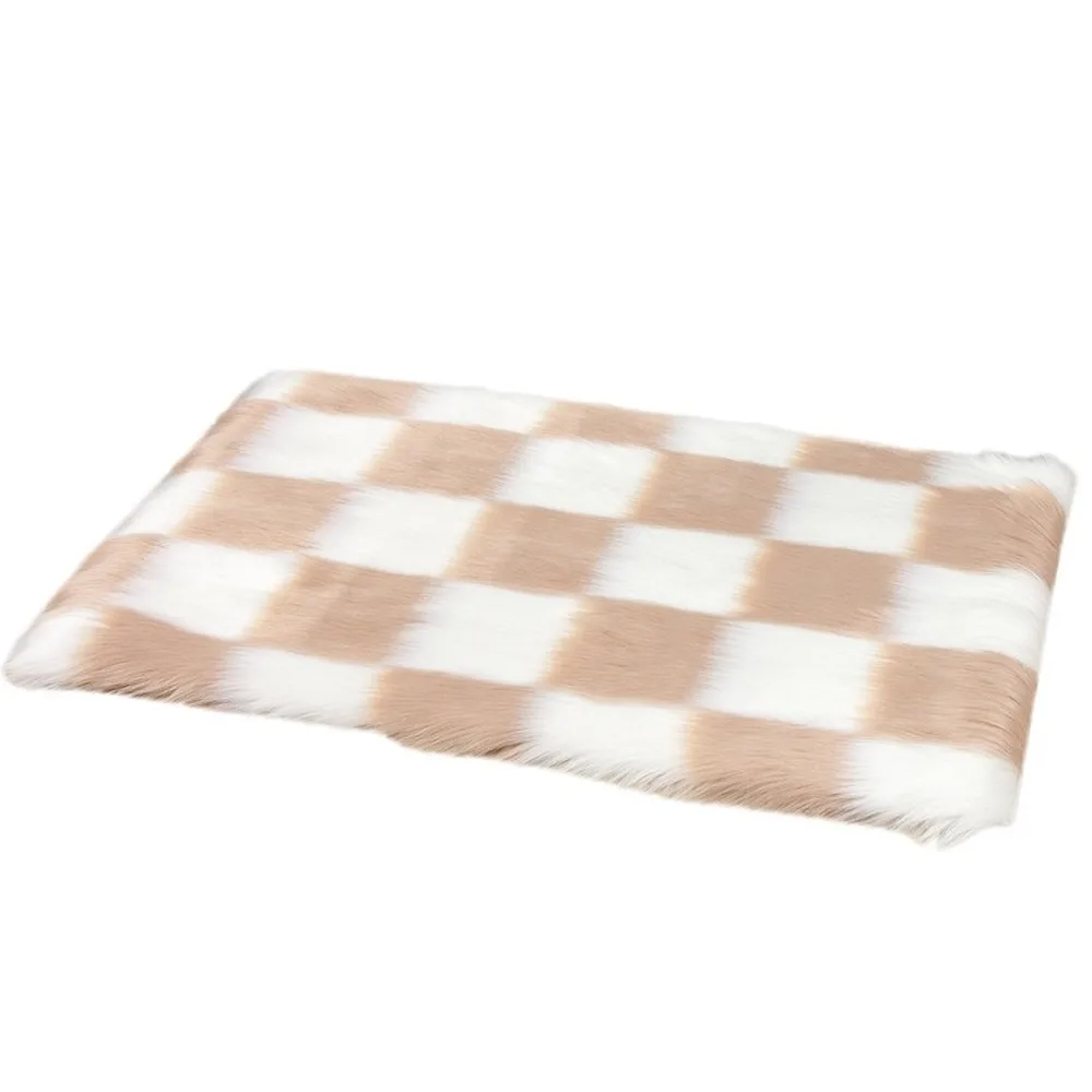 Коврик из искусственной шерсти для гостиной спальни нескользящий коврик