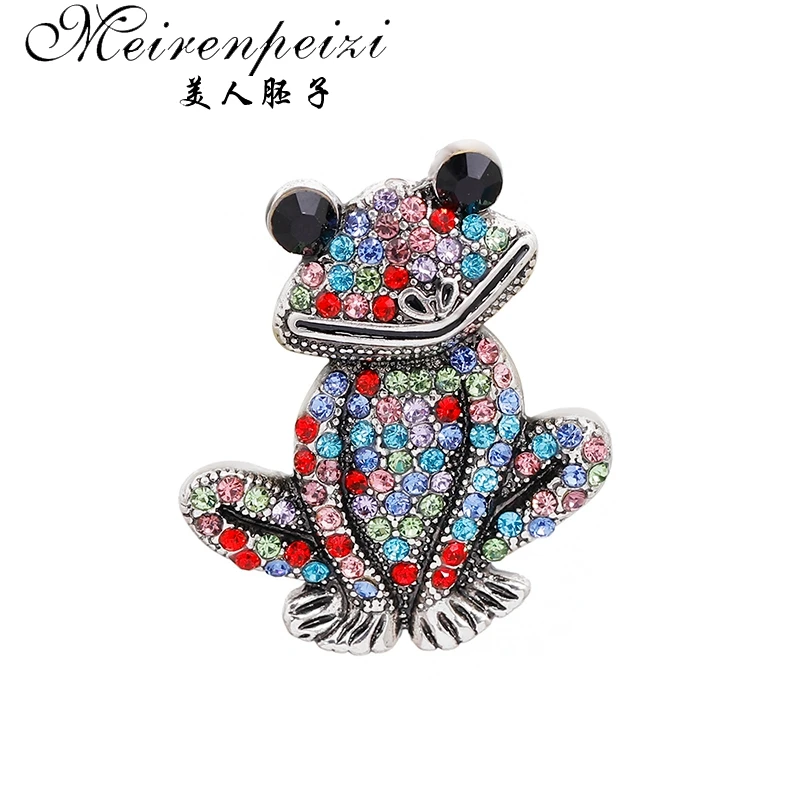 Meirenpeizi Броши с животными Улитка бабочка пчела лягушка ящерица животное кошка брошь ювелирные изделия Женщины Мужчины Броши подарок - Окраска металла: as photo