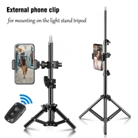 tripod for phone holder 14 screw head light stand mobilephone selfie stick adjustable photo studio flashes photographic camera