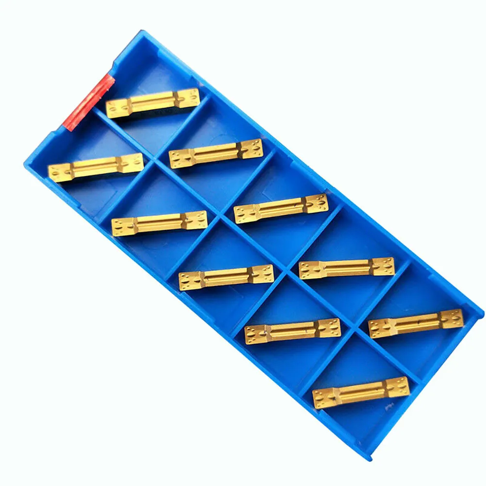 

10pcs MGMN400-M NC3030 Machining Steel Parts 4mm Wide Carbide Cutting Blade Cutting And Slotting Tool