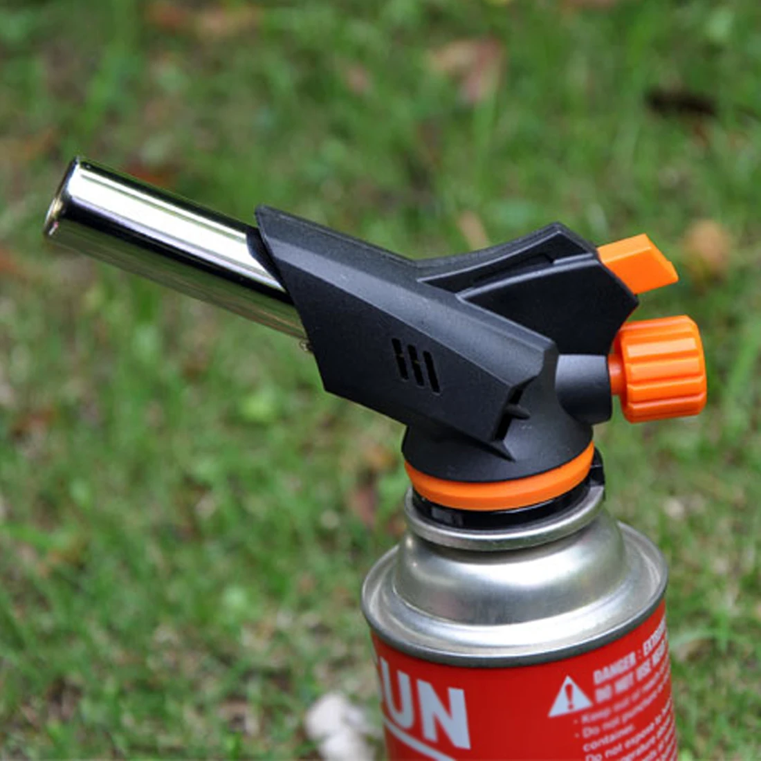 

Metal flame gun 509C gas torch flame thrower welding gas torch lighter heating ignition butane portable camping
