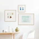 Простой скандинавский японский маленький чистый и свежий абстрактный геометрический дзен для крыльца гостиной фрески плакат печать декоративная живопись