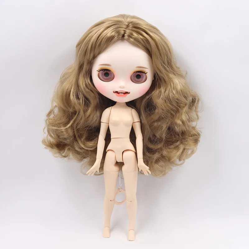 Ледяной DBS Blyth кукольные 1/6 bjd из белой кожи шарнирное тело матовая лицевая сторона