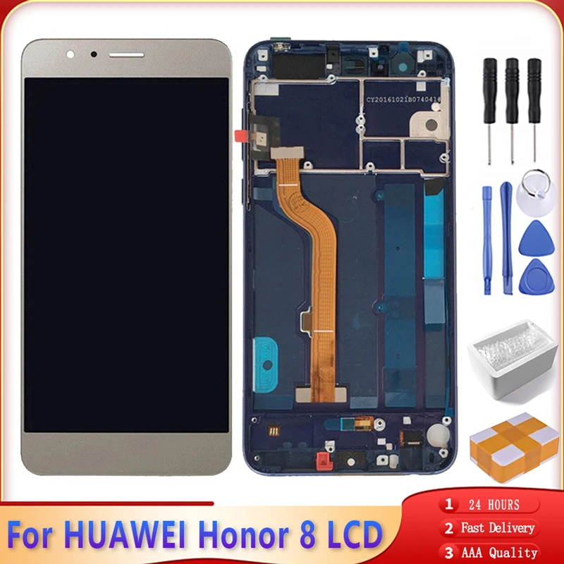 5 2 &quotдля Huawei Honor 8 FRD L19 L09 ЖК дисплей сенсорный экран дигитайзер сборка Замена с