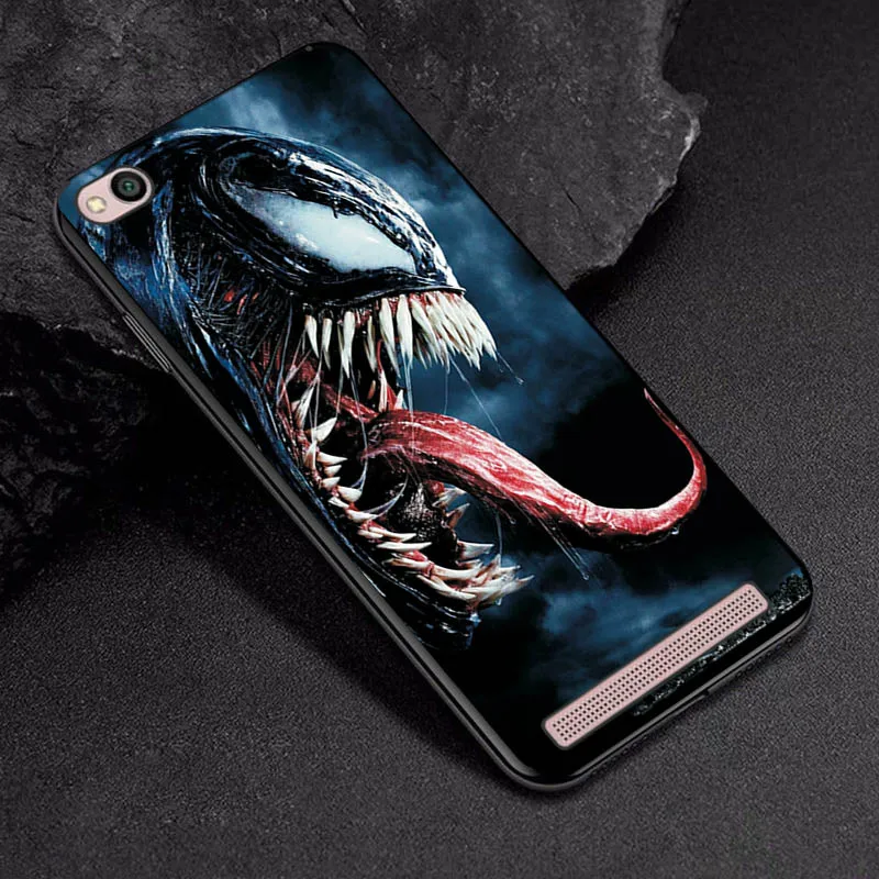 TPUBLK530 Чехлы для телефонов Xiaomi Redmi 5A 6A 7A 8A чехол Venom Joker черный чехол ТПУ для Xiaomi Redmi Note 7 бампер Redmi 5 7 8 6 Pro - Цвет: TPUBLK530