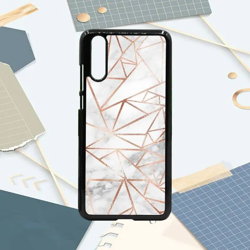 

Geometric Marble Texture pattern Phone Case PC For Samsung galaxy S note 8 9 20 10 e lite2019 plus pro ultra