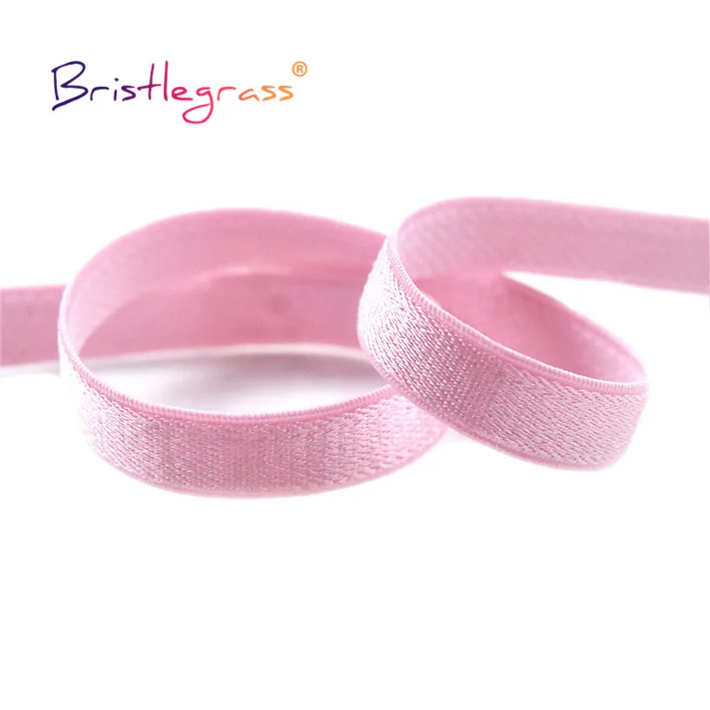 BRISTLEGRASS 2 5 10 ярдов 3/8 &quot10 мм блестящий нейлон эластичные ленты из спандекса