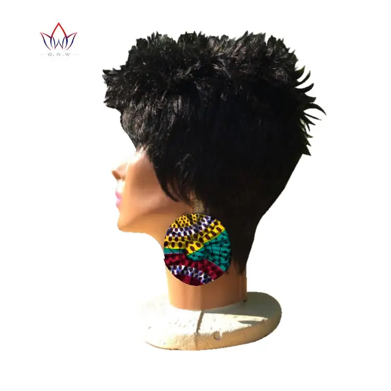 2021 Новые разноцветные Модные Этнические каплевидные серьги из анкарской ткани с