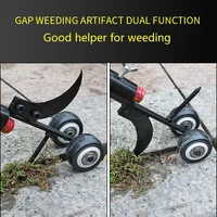 multifunction gap weeder grass trimmer adjustable length weeding remover wide slit narrow slit weeding tool