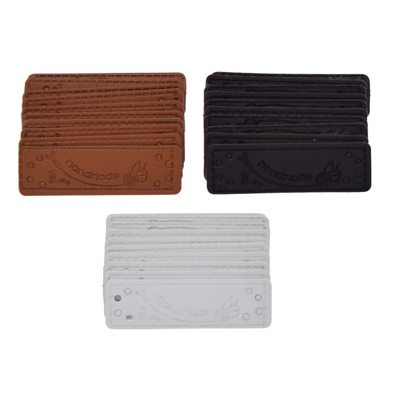 Печатная ручная работа одежда кожаные этикетки Сделай Сам стеганый Декор