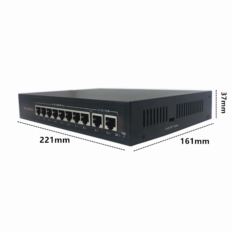 48V Ethernet POE switch with 5/8 10/100Mbps Port IEEE 802.3 af/at Suitable for IP camera/Wireless AP/CCTV camera system | Компьютеры и