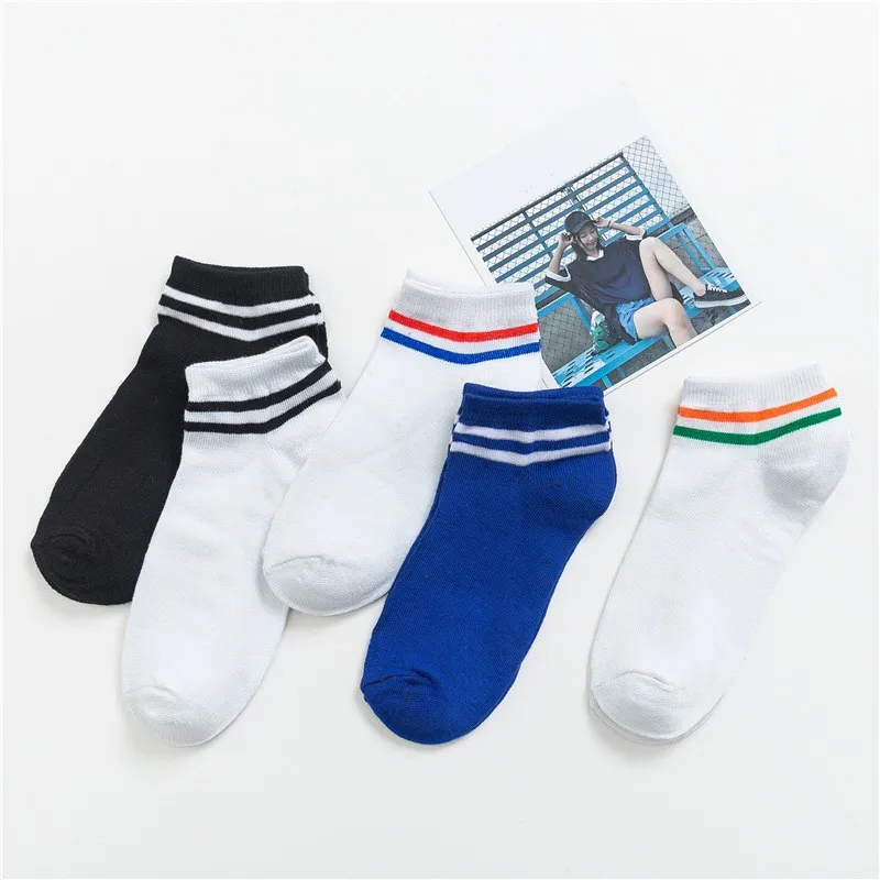 

Jeseca 5 Pairs/Lot Women's Socks Japanese Kawaii Cartoon Print Cute Short Socks for Woman Lingerie Hip Hop Skateboard Crew Sock