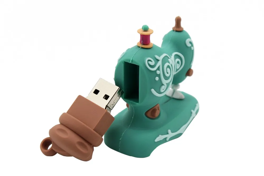 BiNFUL 64 Гб стиль мультфильм швейная машина модель ручка привод 4 ГБ 8 ГБ 16 ГБ 32 ГБ мото автомобиль usb флэш-накопитель