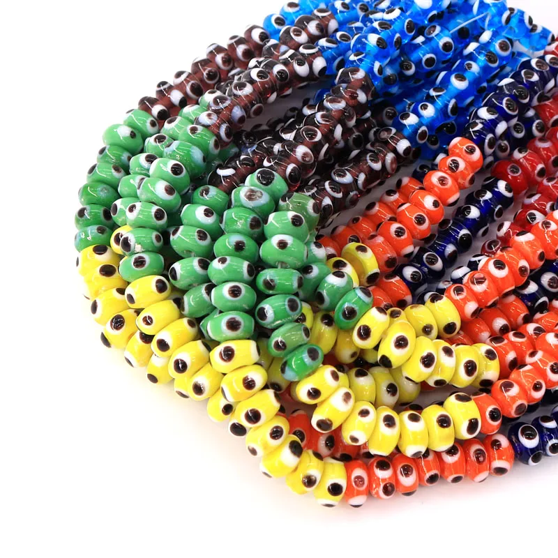 10 шт./лот плоские круглые бусины-фонарики для ювелирных изделий сережек