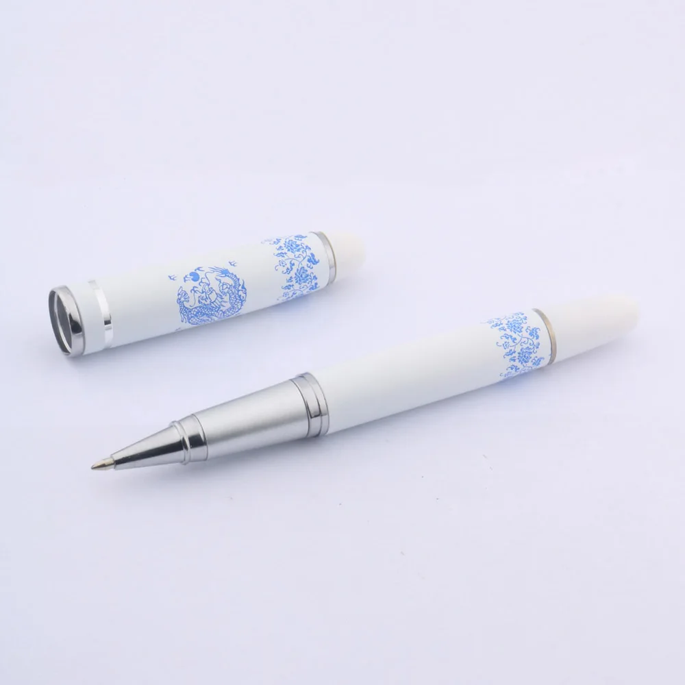 Высокое качество Ручка-роллер синий дракон живопись 0 5 мм пополнения чернил для
