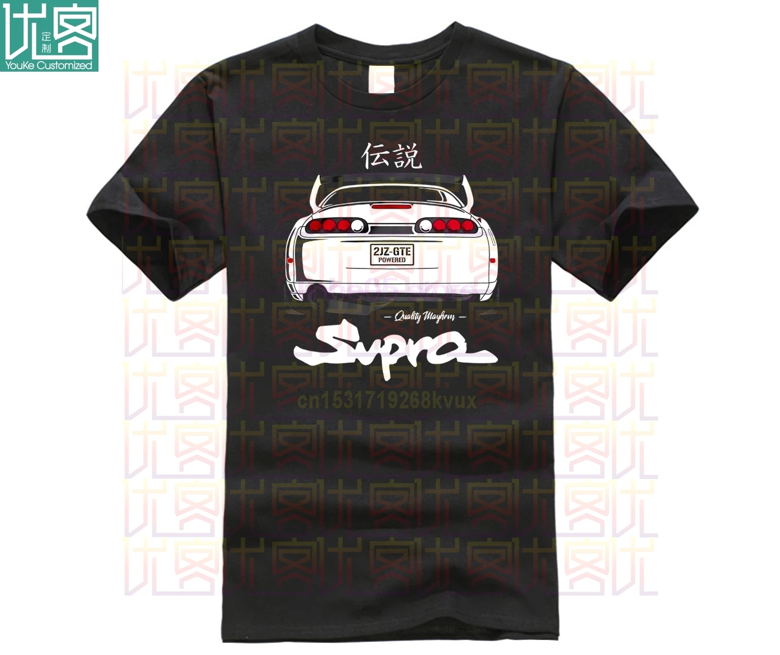 Классический японский автомобиль вентиляторы Mk4 2jz 2jz-gte парень футболка Shirt2020