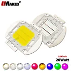 510 шт. светодиодный чип 20 Вт 30-34 в 600 мА SMD COB Doide Теплый Холодный белый красный зеленый синий RGB желтый 660 440 светодиодный прожектор