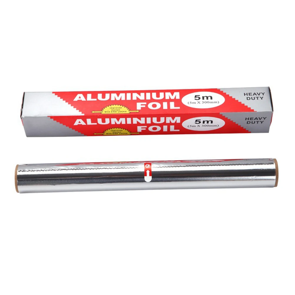 5 м x 30 см жестяная Фольга для барбекю утолщенная Термостойкая Бумага выпечки