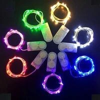 10 pcslot silver wire 20 leds mini micro fairy string colorful led fairy light for eiffel vase wedding party battery operated