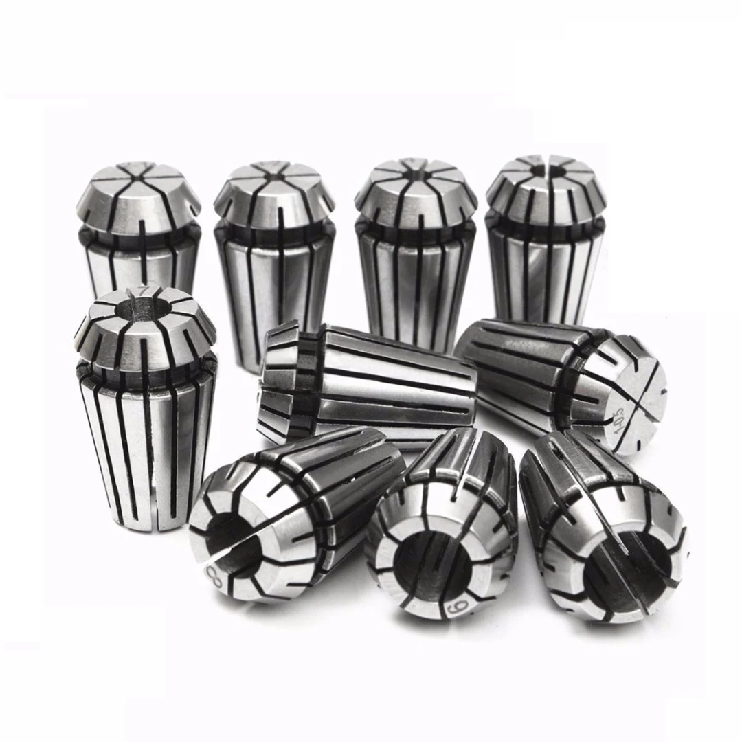 10Pcs ER16 Spring Collet Rod Holder CNC milling tool Engraving Machine 1mm-10mm Wood cutter | Инструменты