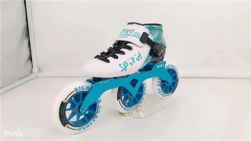 Углеродное волокно встроенные скоростные коньки Patines 3 4 колеса профессиональная гоночная обувь для марафона асфальта наземного дорожного катания 85A30-45