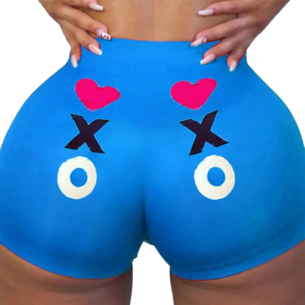 

Шорты женские летние с высокой талией и надписью