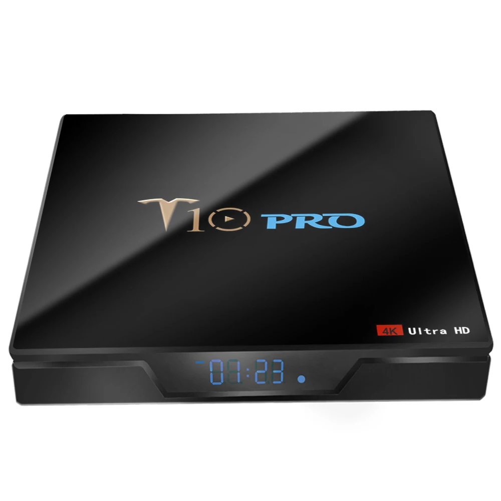 ТВ приставка T10 PRO Android Amlogic S905X2 четырехъядерный процессор DDR4 4 Гб ОЗУ 64 ПЗУ 2 4G