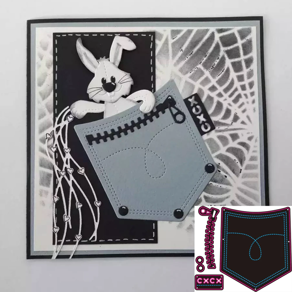 Штаны с карманами на молнии вырезанные штаны металлический шаблон штамп для