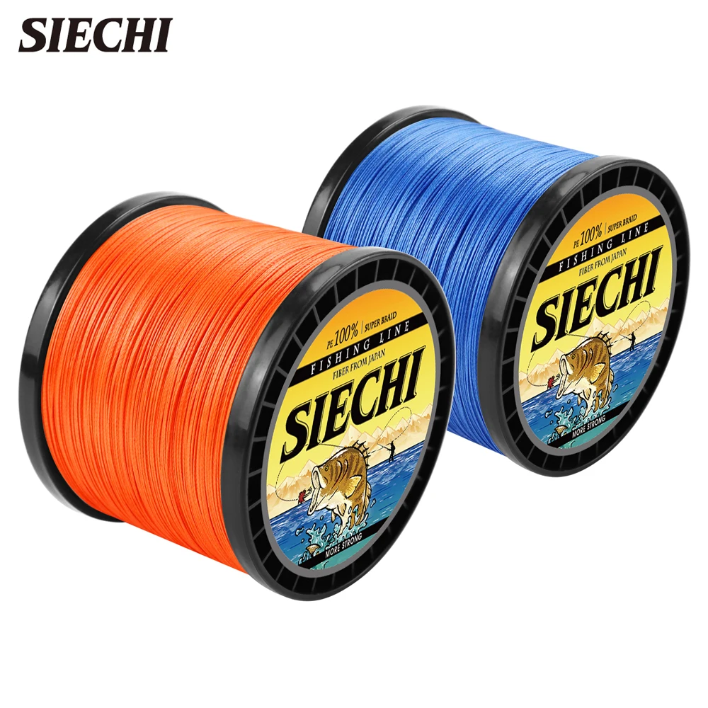 

SIECHI 8 Strands Smooth Multifilament 300M 500M 1000M Carp Japanese 100%PE Braided Wire Cord Durable Accessories Tool