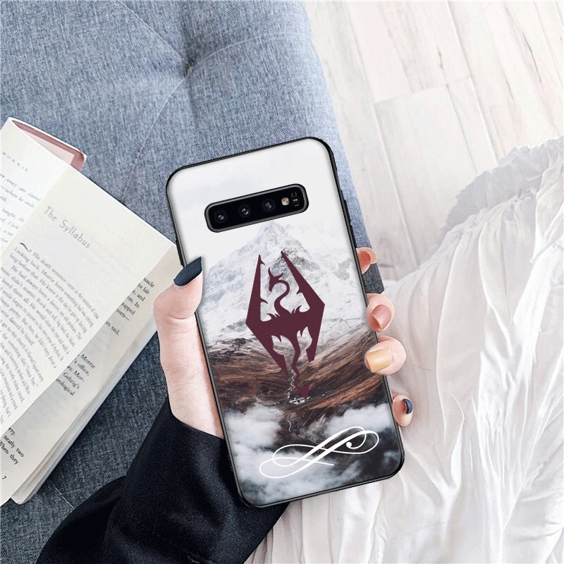 Чехол для телефона с логотипом Skyrim Samsung Galaxy A10S A20 A20S A20E A30S A40 A40S A50 A50S A60 A70 A70S M10 M20 M30