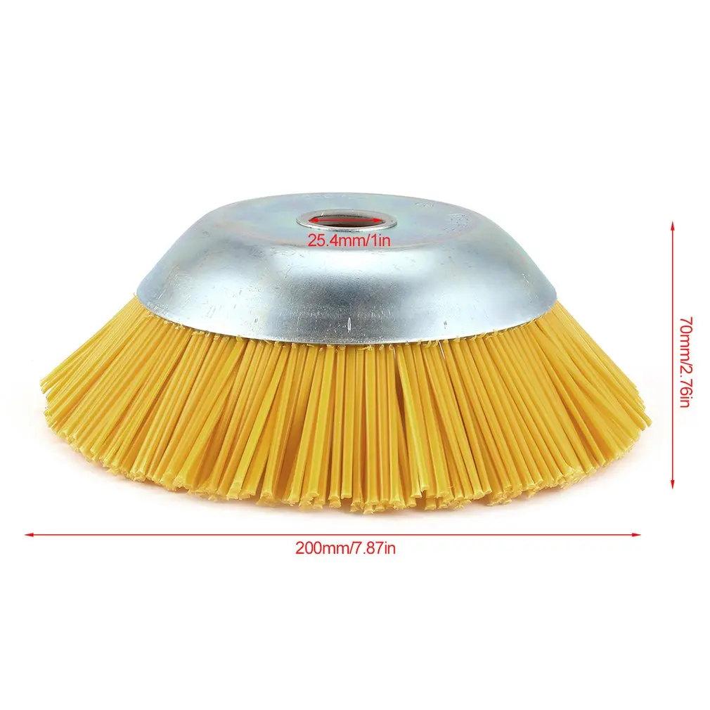 

PREUP Nylon Weed Brush Universal Trimmer Brush Head Cutter Durable Garden Tools Outer Diameter 200mm Inner Hole 25.4mm