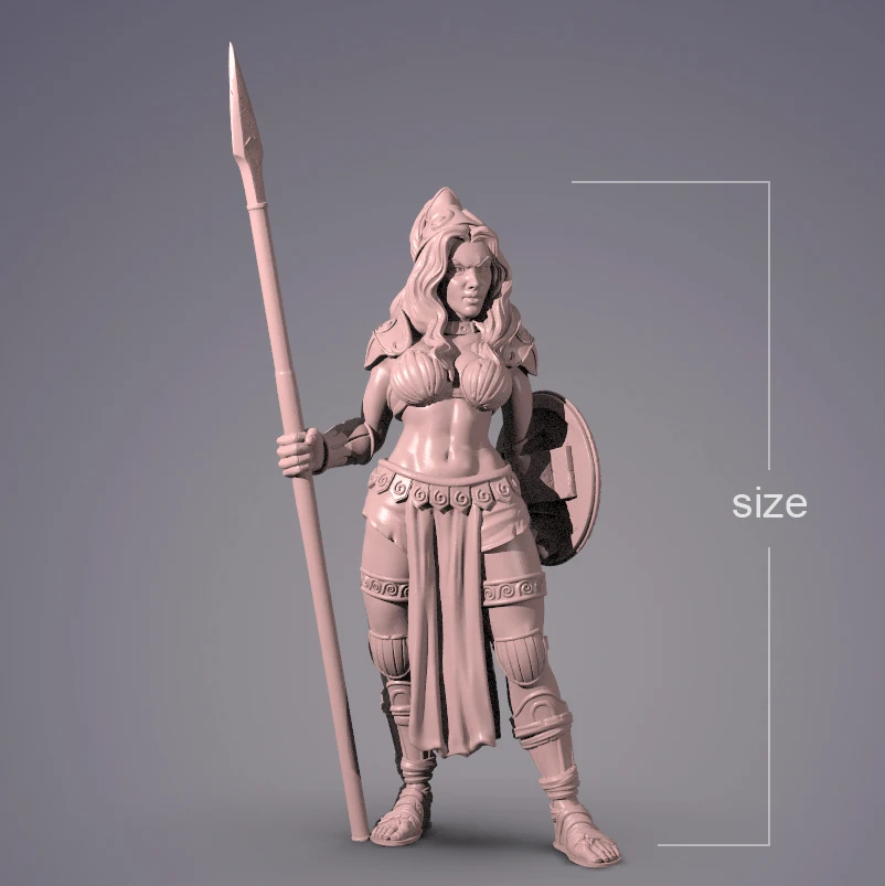 

1/24 75mm 1/32 56mm Resin Model Greek Goddess Figure Unpainted No Color RW-044