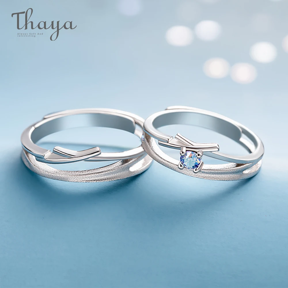 Женское кольцо с цирконом Thaya обручальное из стерлингового серебра S925 пробы