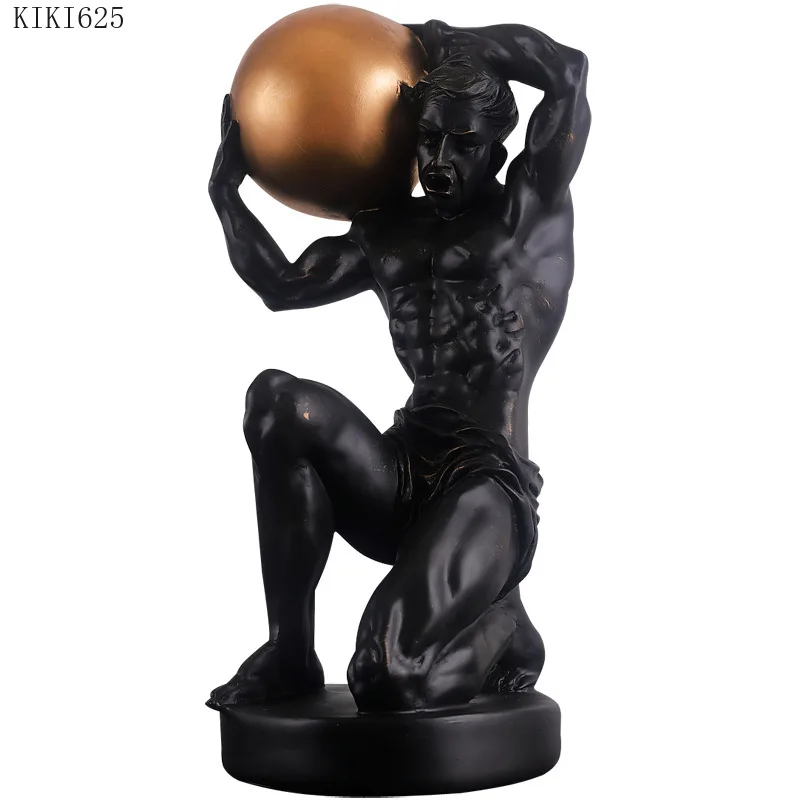 Статуэтка американская Геркулес из смолы настольное украшение для офиса