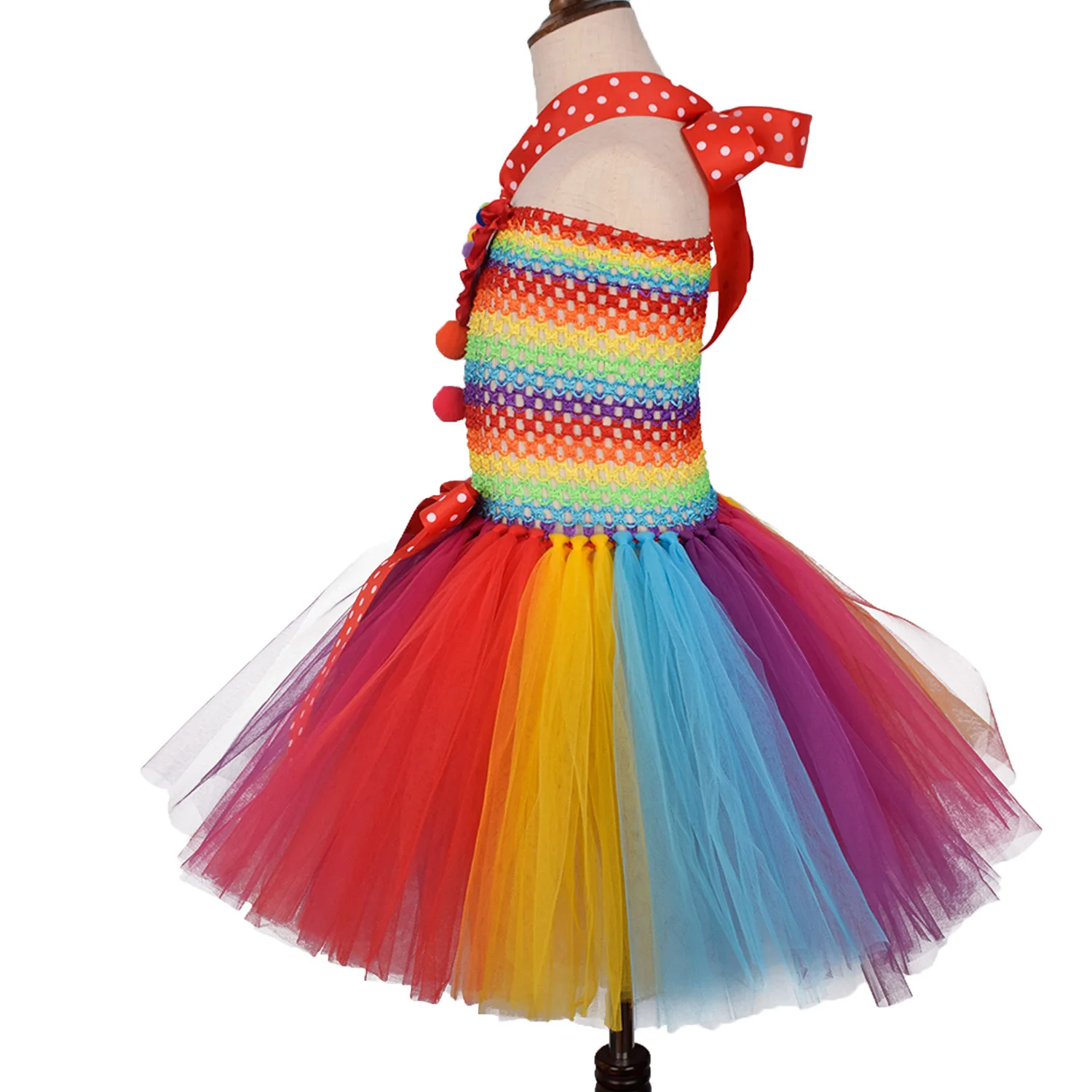 Новый костюм для девочек косплей It клоун Хэллоуин детское модное платье-пачка