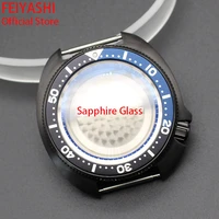 44mm case mens watch mod skx stainless steel sapphire glass for seiko nh35 nh36 movement skx007 skx013 abalone head 28 5mm dial