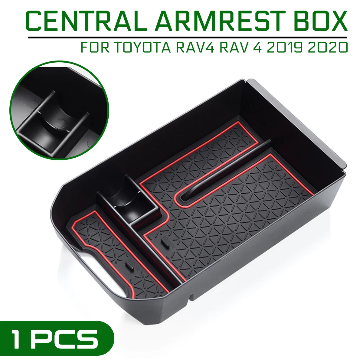 

for Toyota RAV4 2019 2020 RAV 4 Car Central Armrest Box Stowing Tidying Center Console Organizer Car Interior Accessories