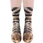 Носки-копыта с 3D принтом животных, носки-копыта для ног, носки для взрослых с цифровым моделированием, носки унисекс с изображением тигра, собаки, кота, 2019