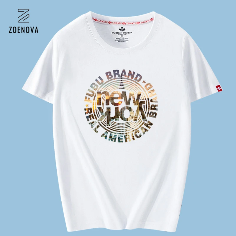

Unisex 100% Cotton Casual Short Sleeve Funny Empire State Building Printing Men T Shirt streetwear Men T-shirt Camiseta Hombre
