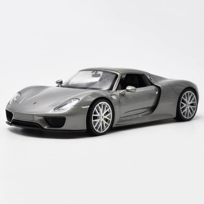 Модель Welly 1/24 1:24 Porsche 918 Spyder спортивная литая модель игрушка на день рождения для