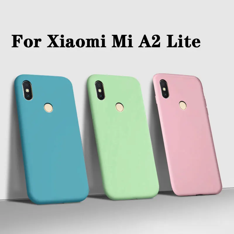 Чехол FundaS для Xiaomi mi a2 lite роскошные матовые мягкие силиконовые чехлы из ТПУ
