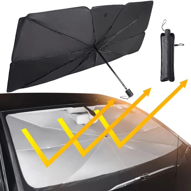 

Car Sunshade Interior Front Window Sun Shade Umbrella For Lada Priora Kalina Granta Vesta Niva Largus vaz X-Ray samara