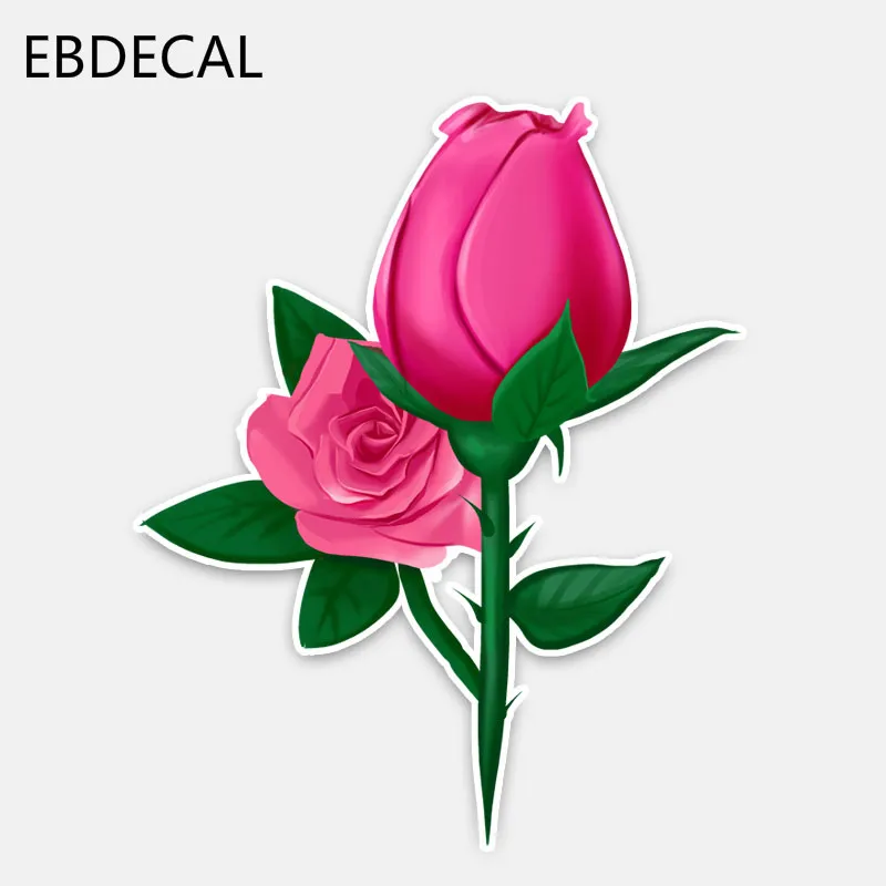 Ebdeckle Красивые розы цветы для Авто/бампер/окно/настенные наклейки DIY Декор CT5933 |